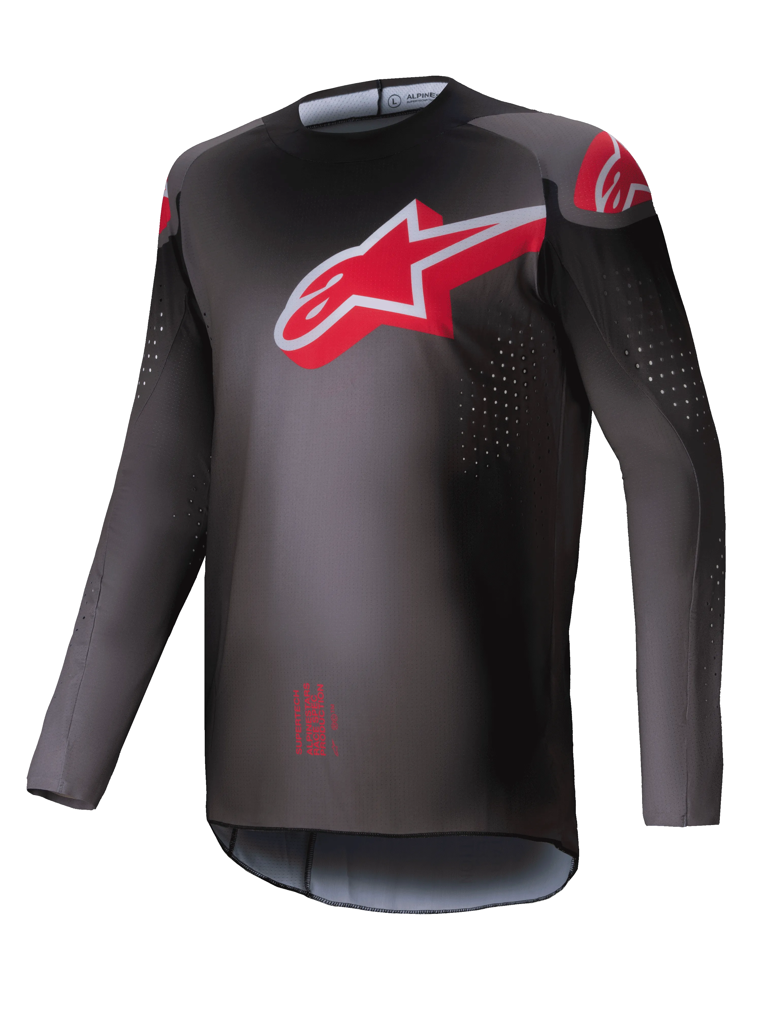 2025 Alpinestars SuperTech Lipan Jersey Smoke Bright Red