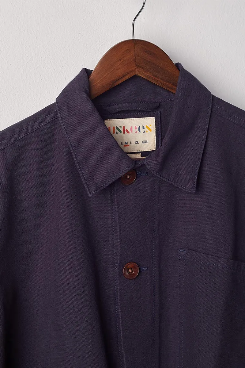 3001 Button Overshirt | Midnight Blue