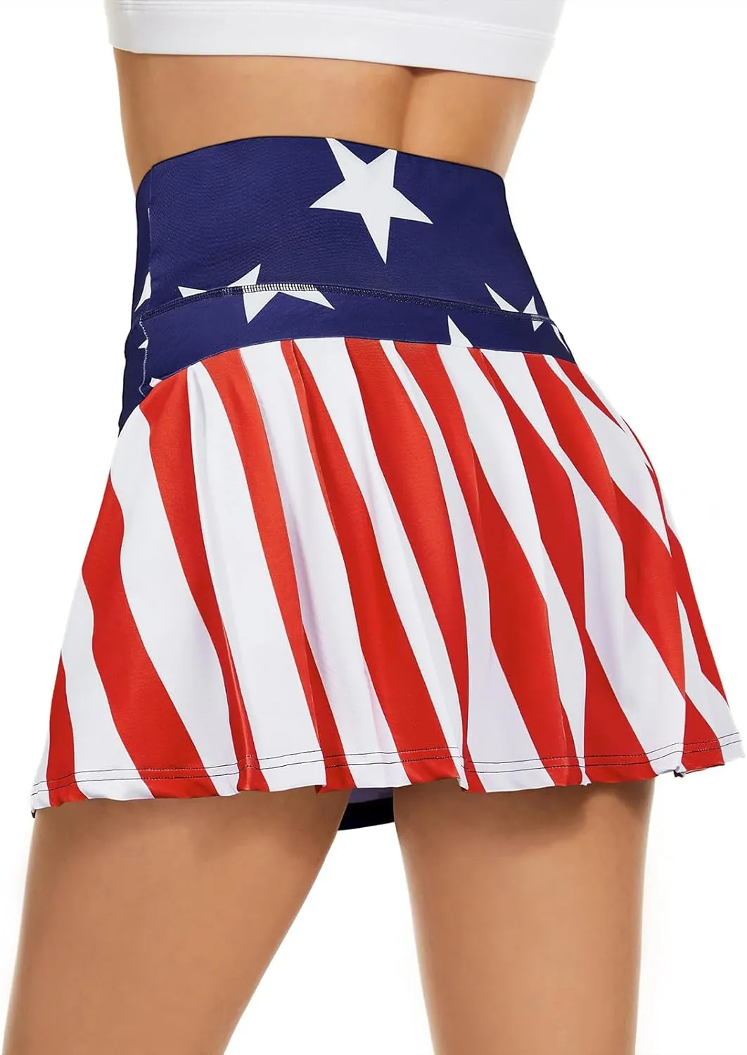 American Trends High Waist Pleated Tennis Skirt with Pockets Skorts Skirts for Women