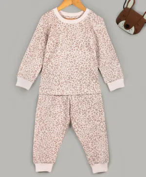 Animal print tracksuit