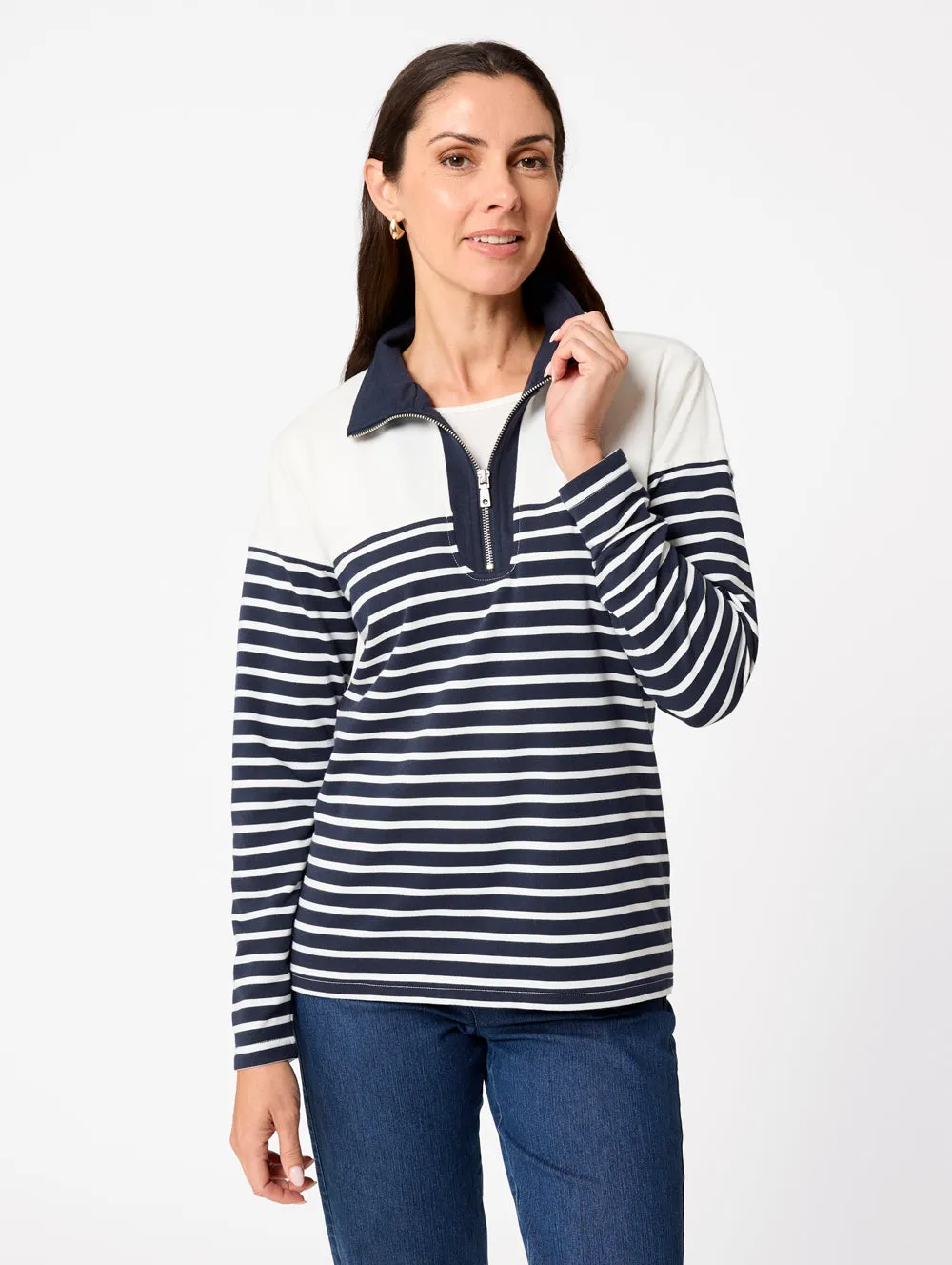 Attina Half Zip Top