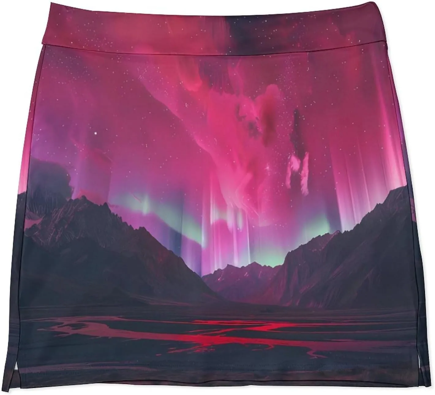 Aurora Pink-Romance Women's Skort Athletic Skirt Golf Skorts A-line Skirts with Built-in Shorts Pockets