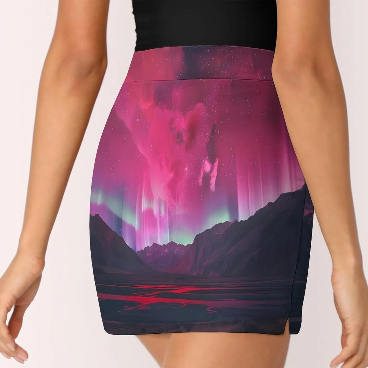 Aurora Pink-Romance Women's Skort Athletic Skirt Golf Skorts A-line Skirts with Built-in Shorts Pockets