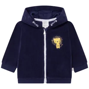 Carrément Beau Hooded Cardigan Spring 1 Infant Navy