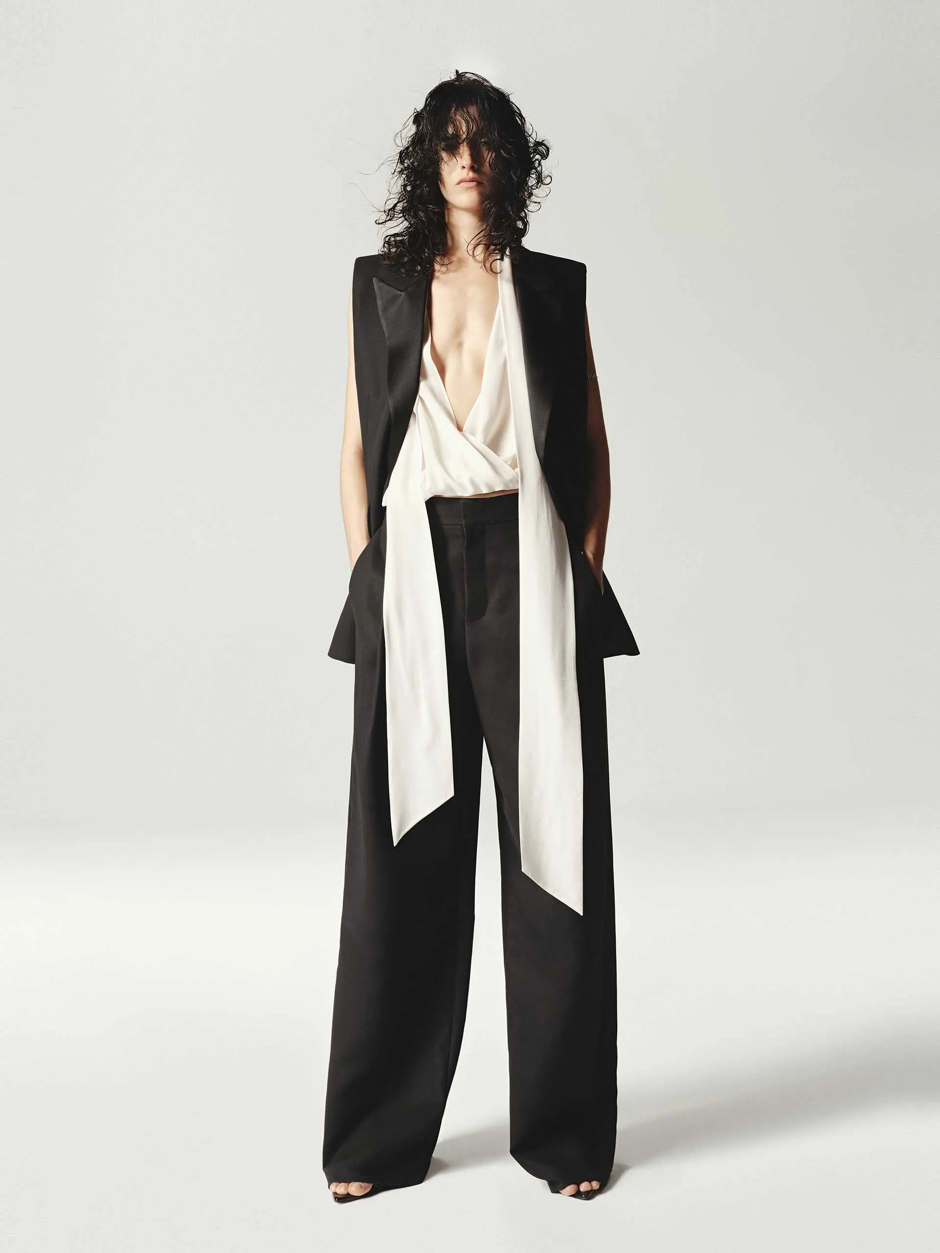 Cotton Straight Leg Pants