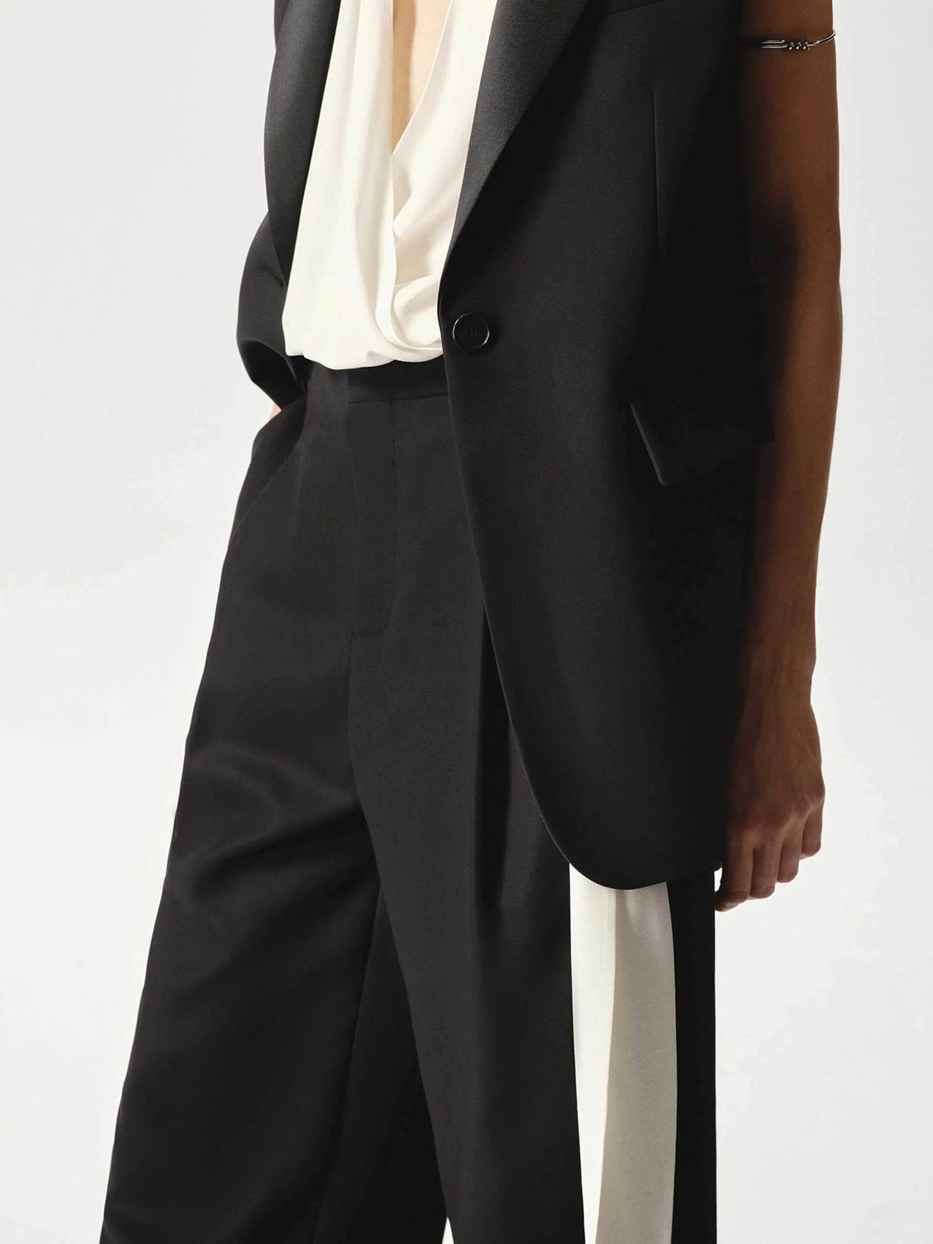 Cotton Straight Leg Pants