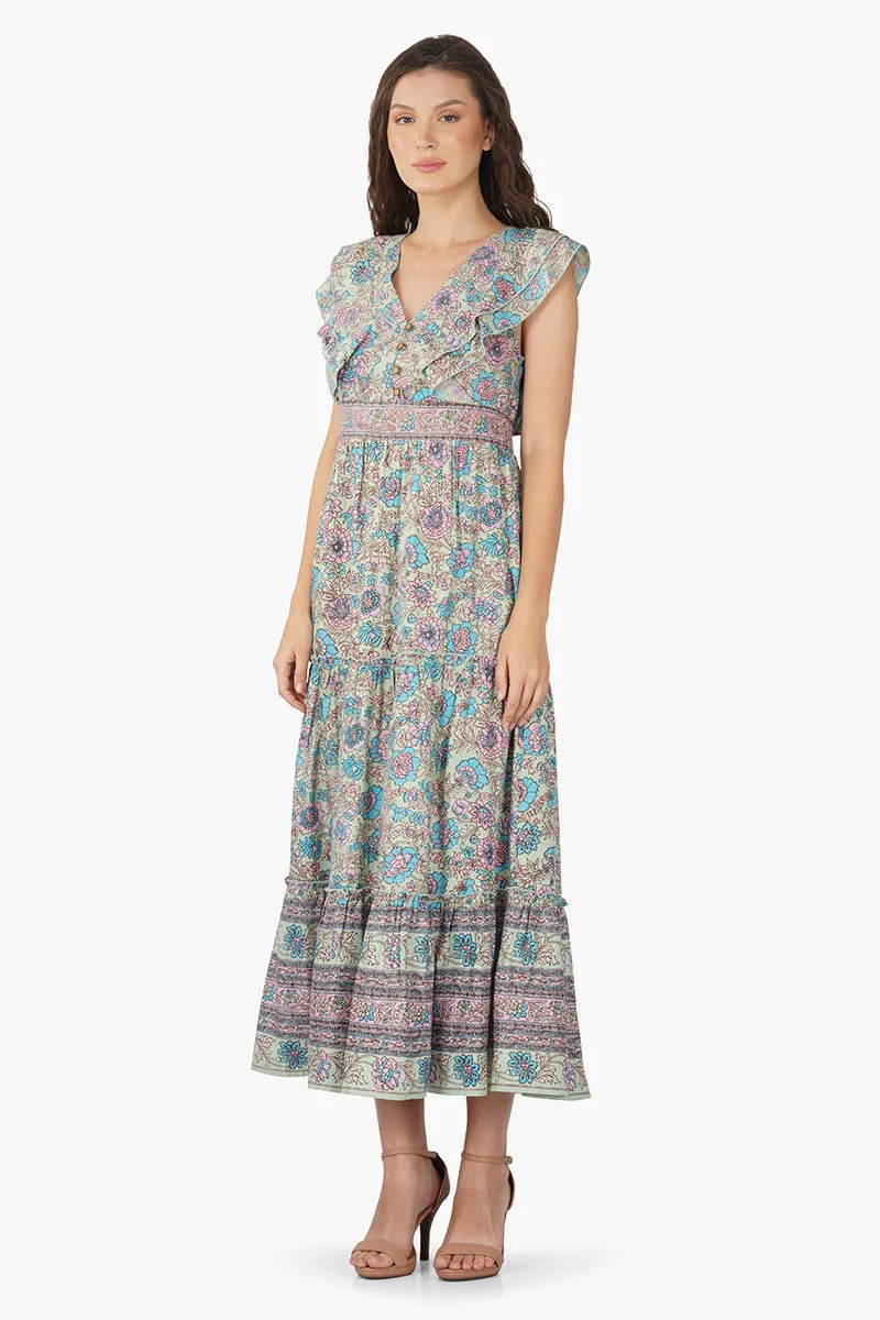 Daisy Floral Long Dress