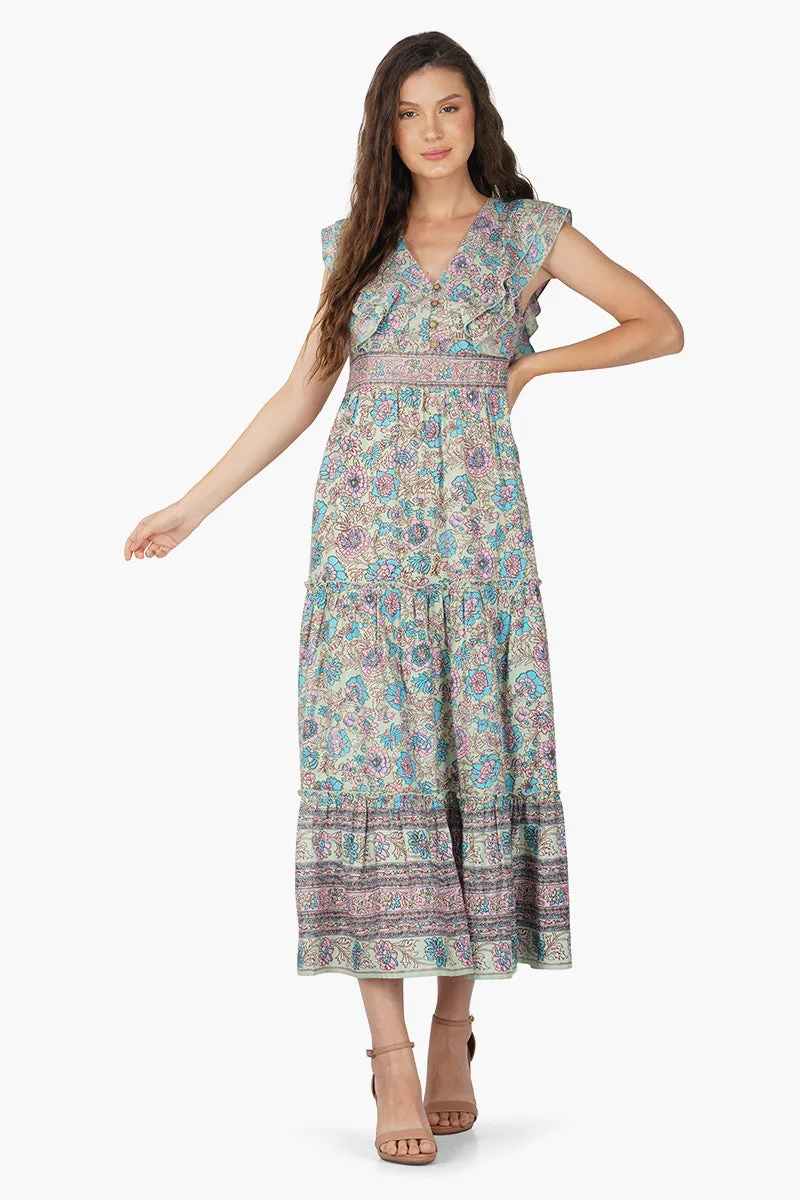 Daisy Floral Long Dress