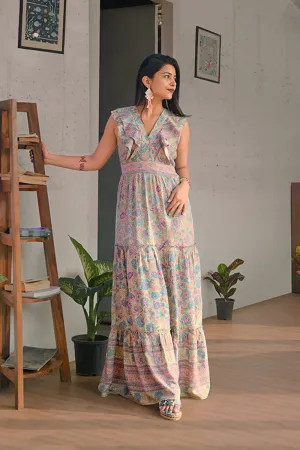 Daisy Floral Long Dress
