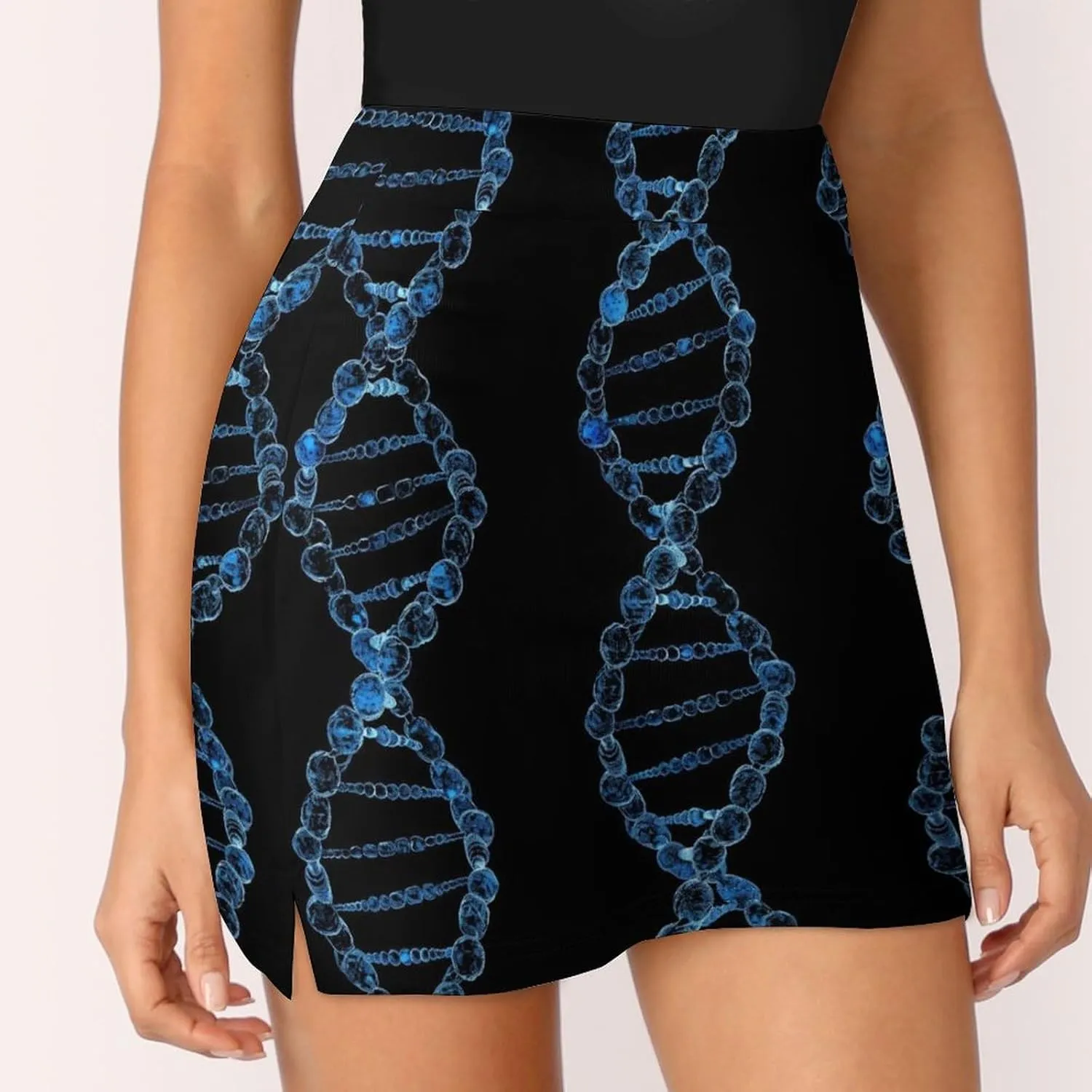 DNA Genetics Women's Skort Athletic Skirt Golf Skorts A-line Skirts with Built-in Shorts Pockets