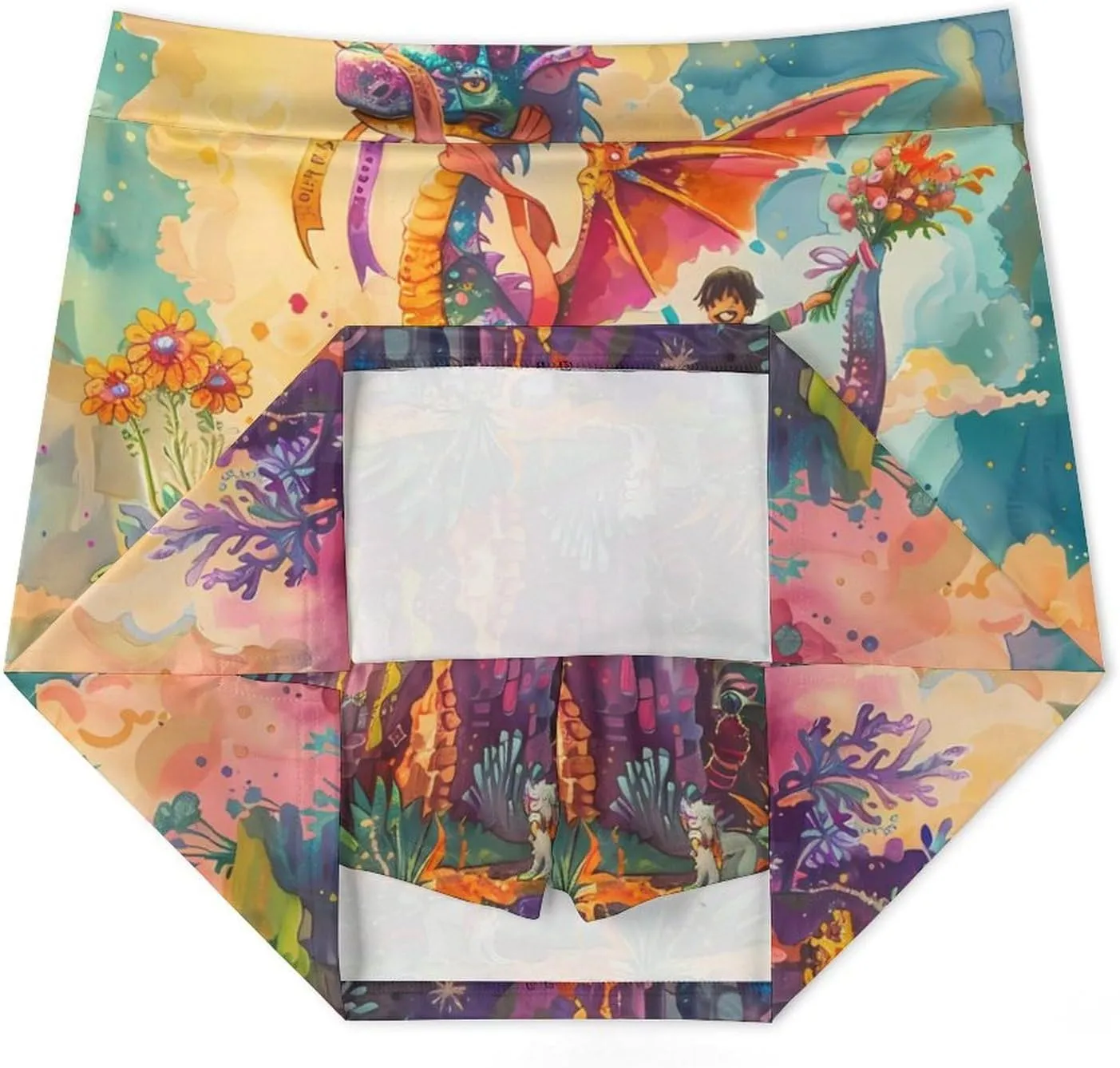 Dragon Neverland Women's Skort Athletic Skirt Golf Skorts A-line Skirts with Built-in Shorts Pockets