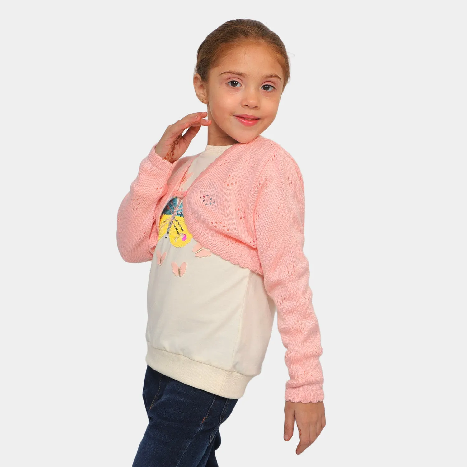 Girls Shrug - Pink
