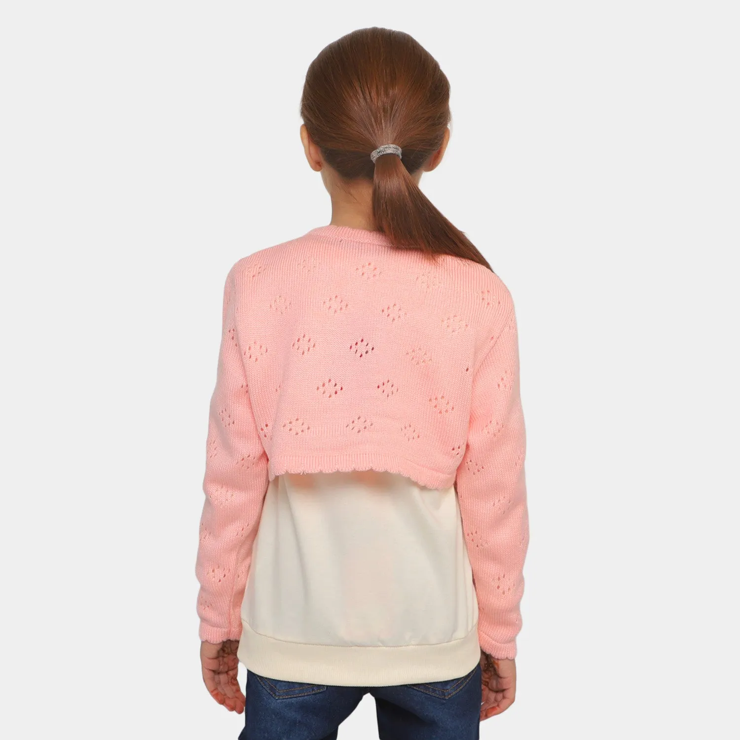 Girls Shrug - Pink