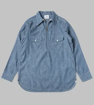 Half-zip Shirt Chambray