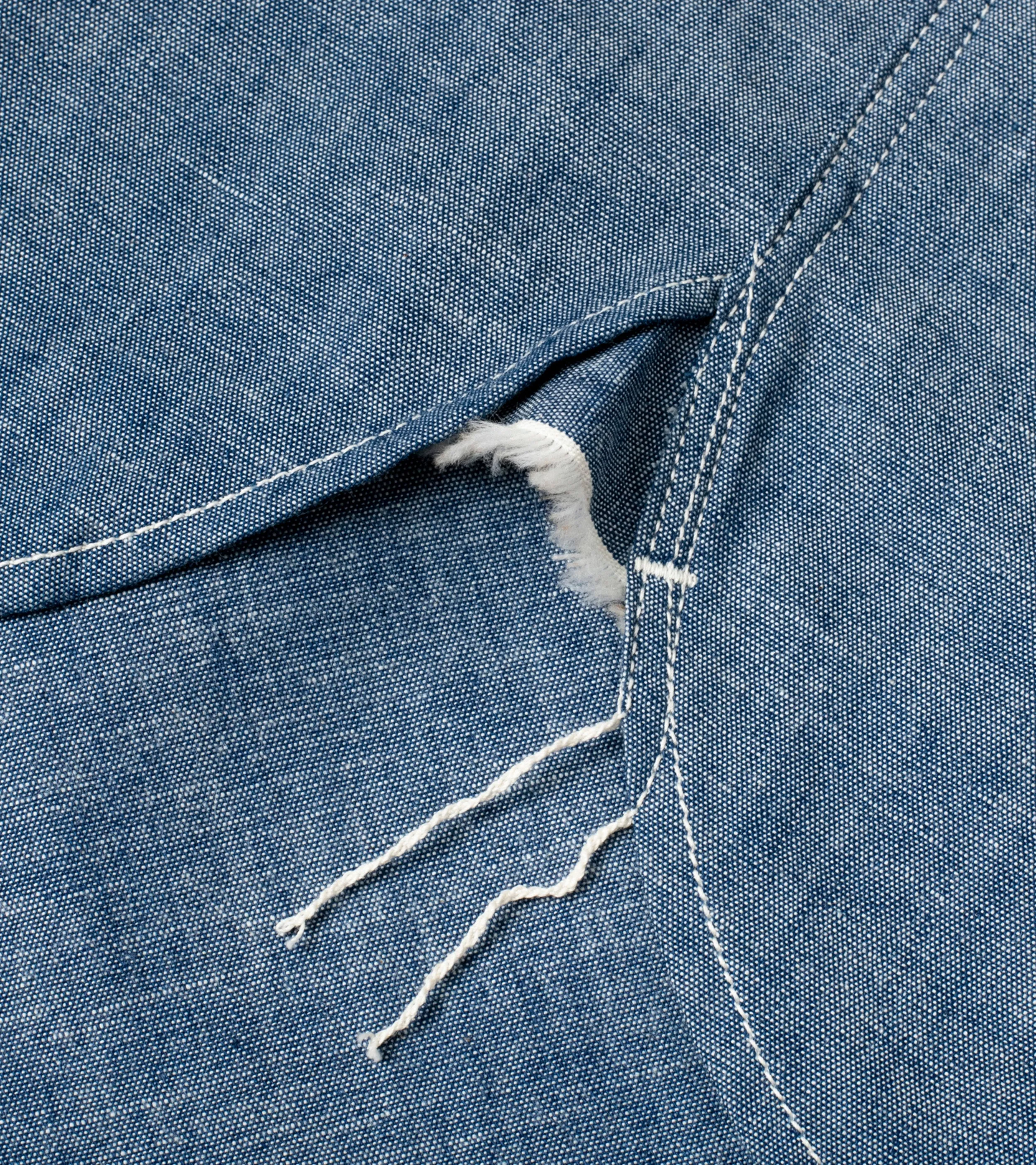 Half-zip Shirt Chambray