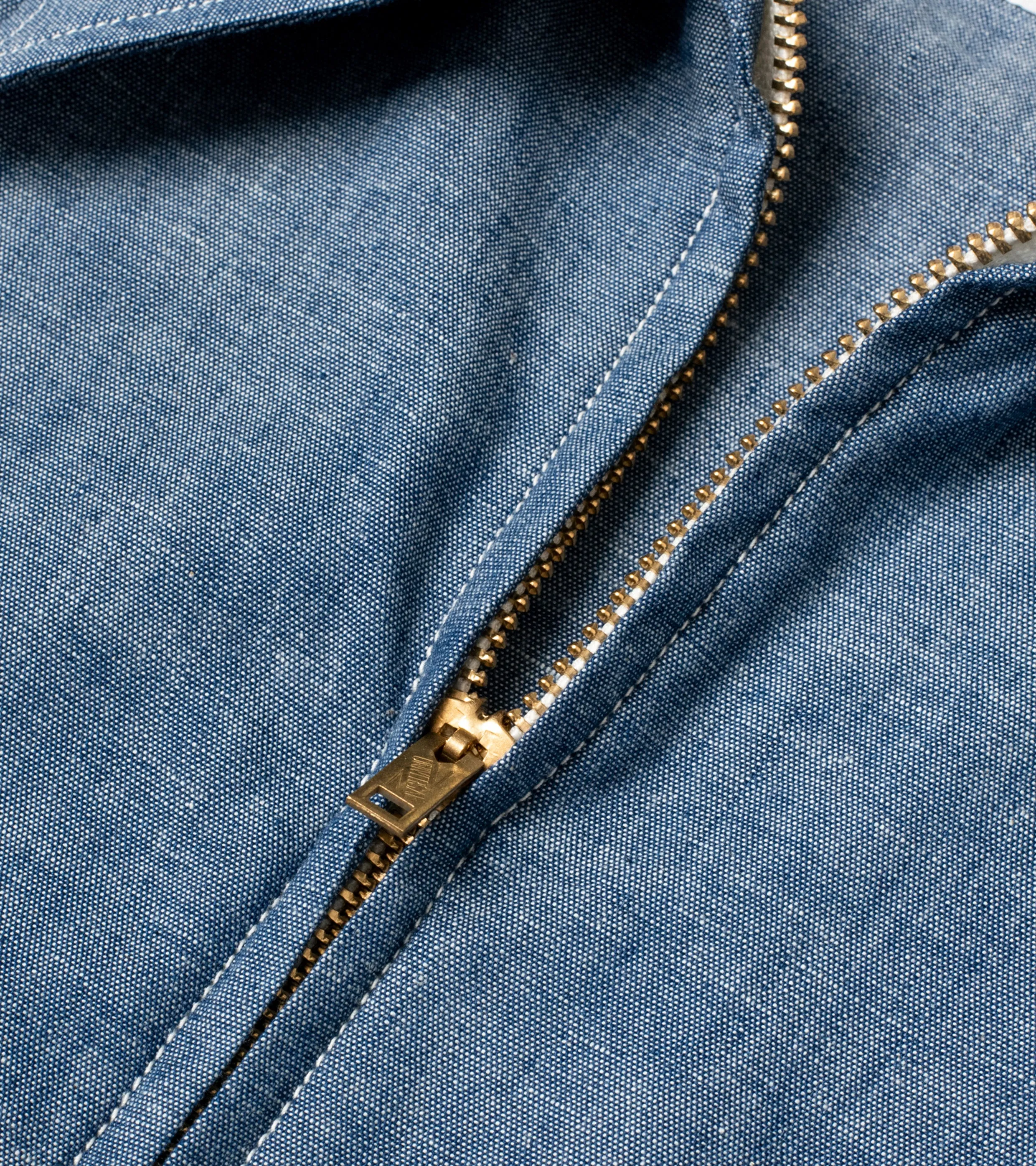 Half-zip Shirt Chambray
