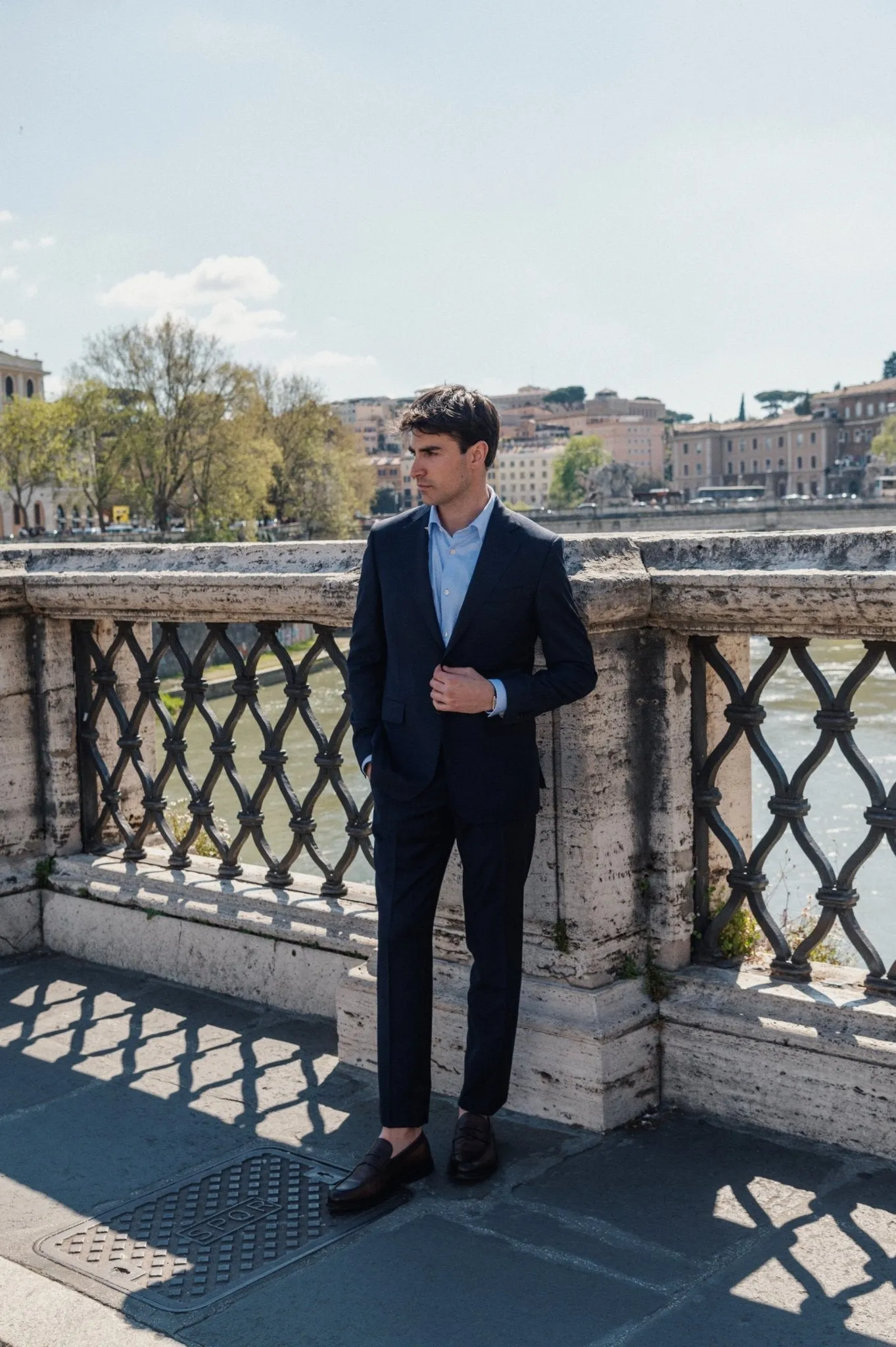 HENRY SARTORIAL HERITAGE Wool Blazer DARK NAVY REG