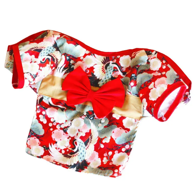 Japanese Kimono-Inspired Pet Clothes for Summer - Perfect for Dogs, Cats, and More! - Clothes For Dog Cats Pet Summer Japanese Dog Clothes Kimono French Bulldog Corgi Chihuahua Shiba Inu Puppy Suit For Dogs