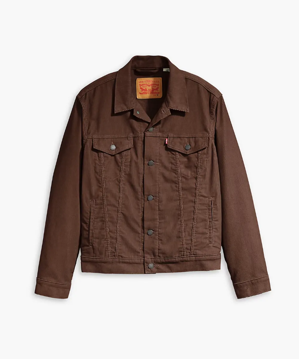 Levi's Men's Trucker Jacket - Brown Corduroy