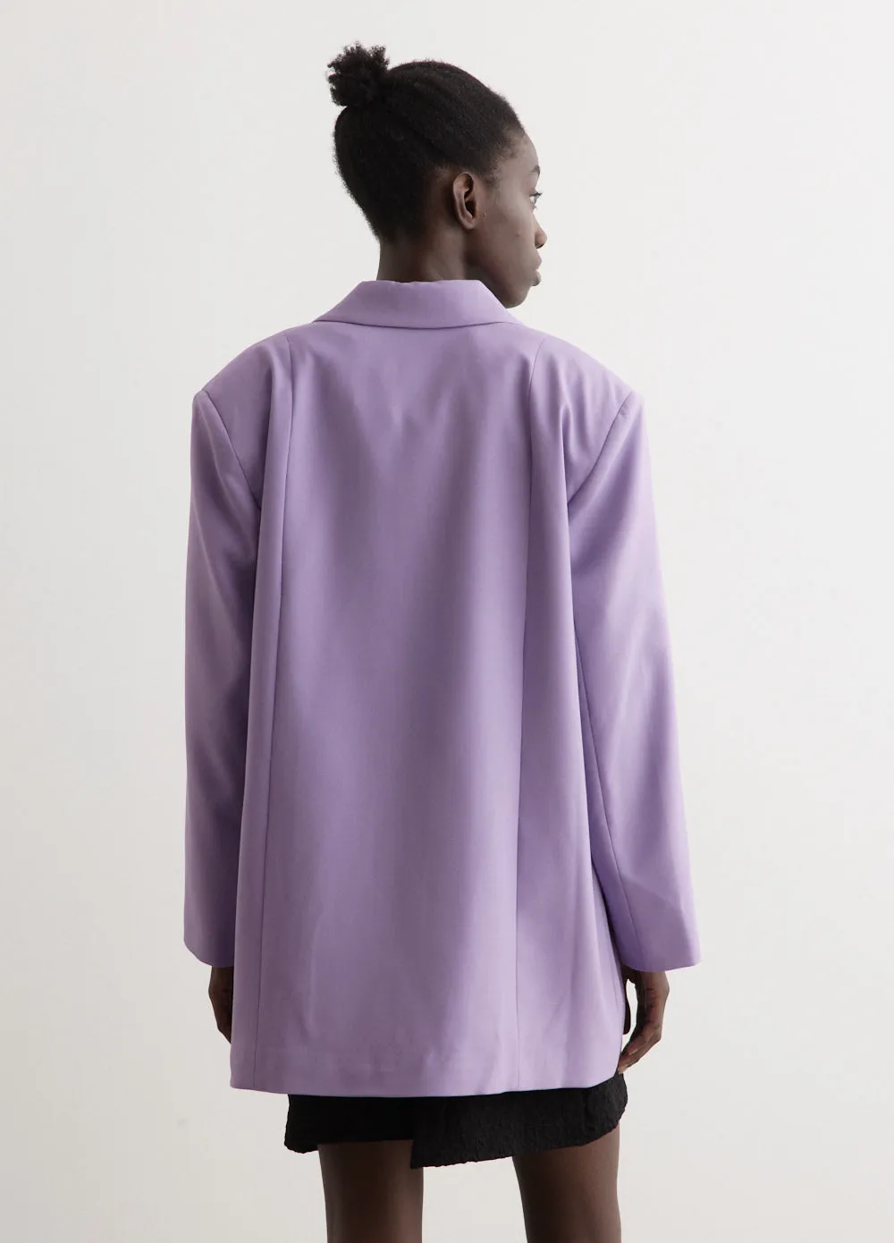 Light Solid Oversized Blazer
