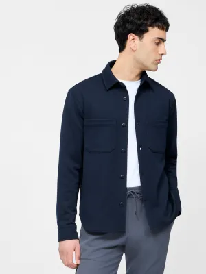 Long Sleeve Stretch Overshirt