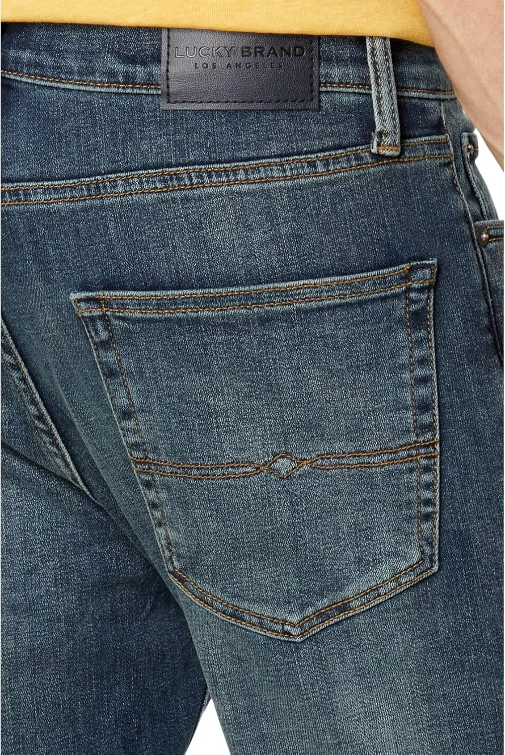 Lucky Brand Men's 410 Athletic Straight Coolmax Stretch Jean