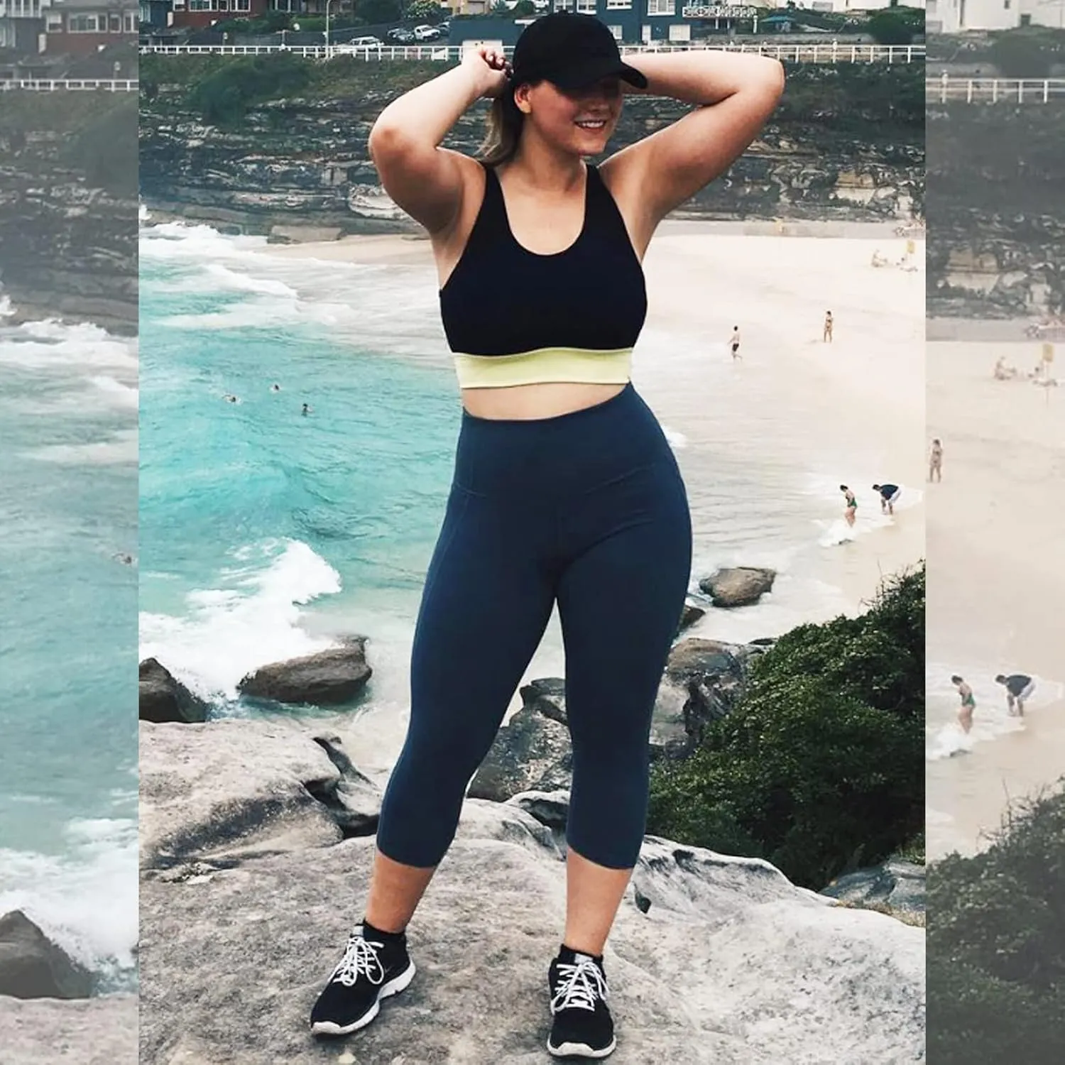 NEW YOUNG 3 Pack Plus Size Leggings with Pockets for Women,High Waist Tummy Control Workout Yoga Pants