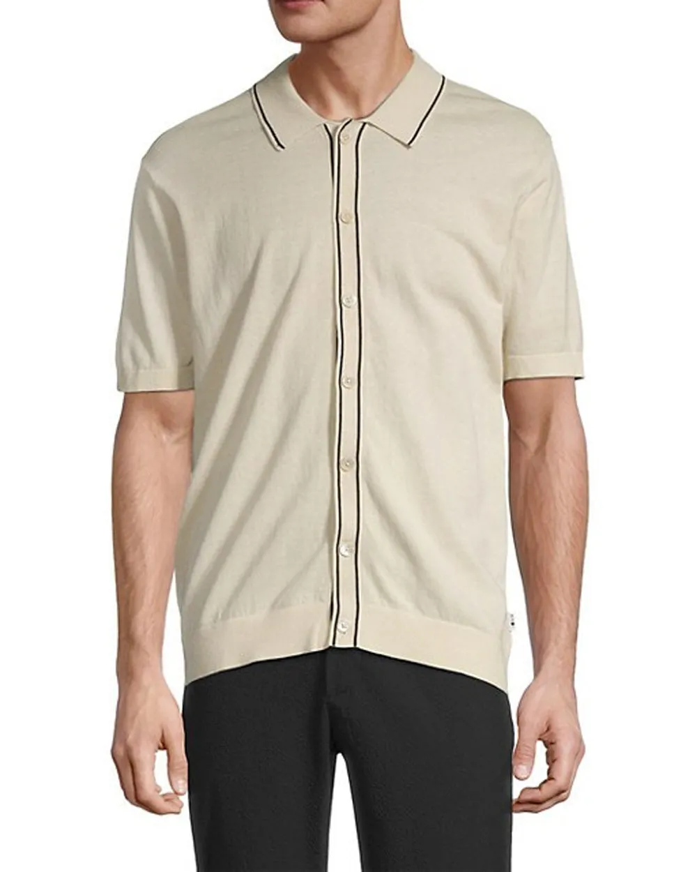Nolan Ecru Polo Shirt