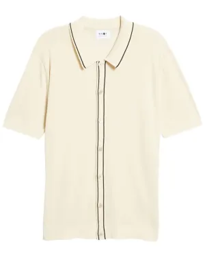 Nolan Ecru Polo Shirt