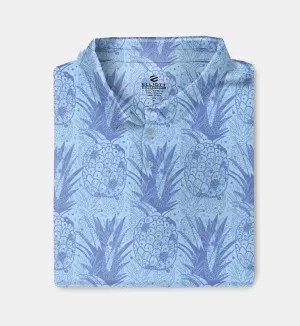 Paina - Blue Men's Golf Shirt Polo