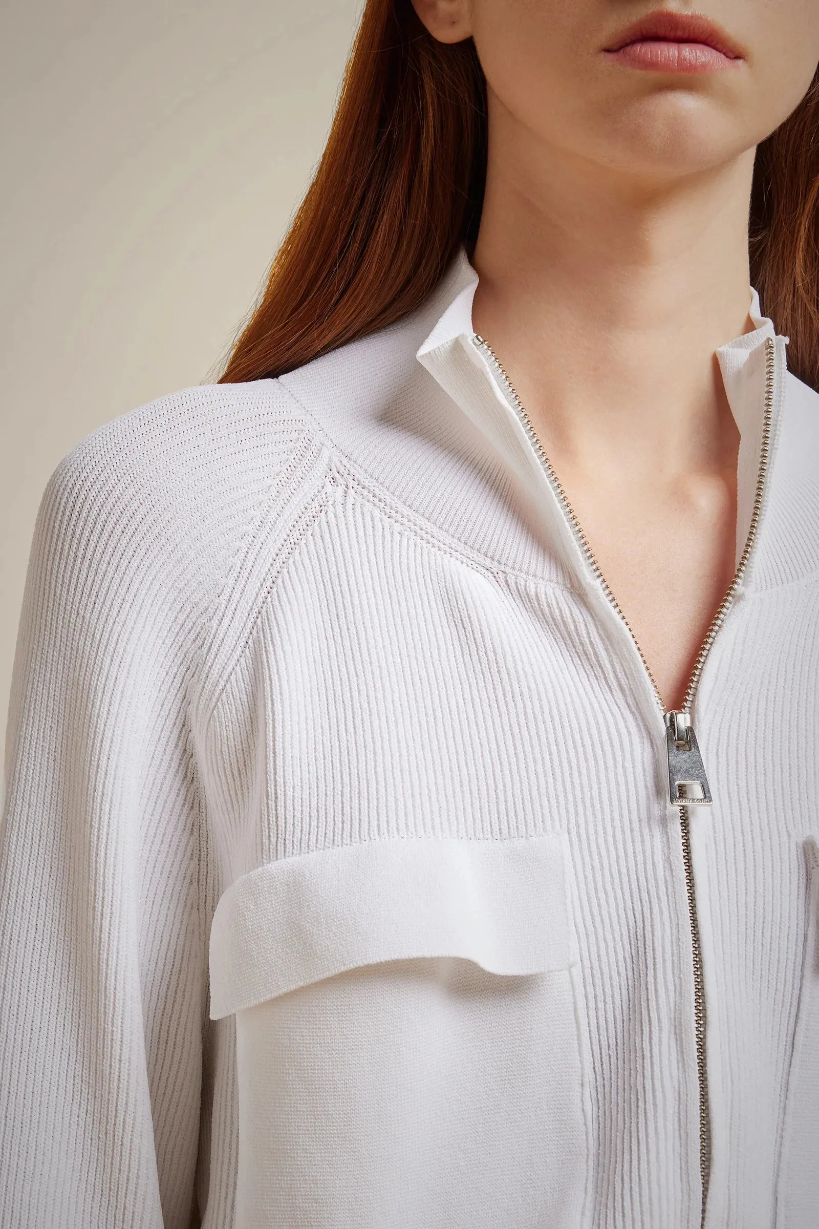Pocket Cardigan - Bianco