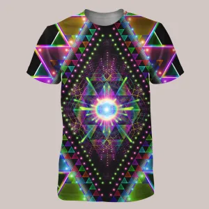 Psychedelic Shirt (UV/RGB, Eco-Friendly, Unisex) | VISION QUEST