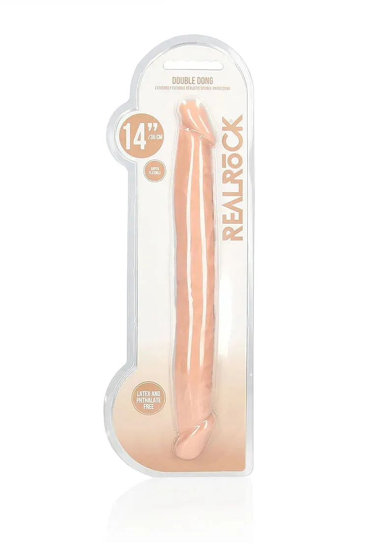 RealRock- Double Dong 14'' - Flesh