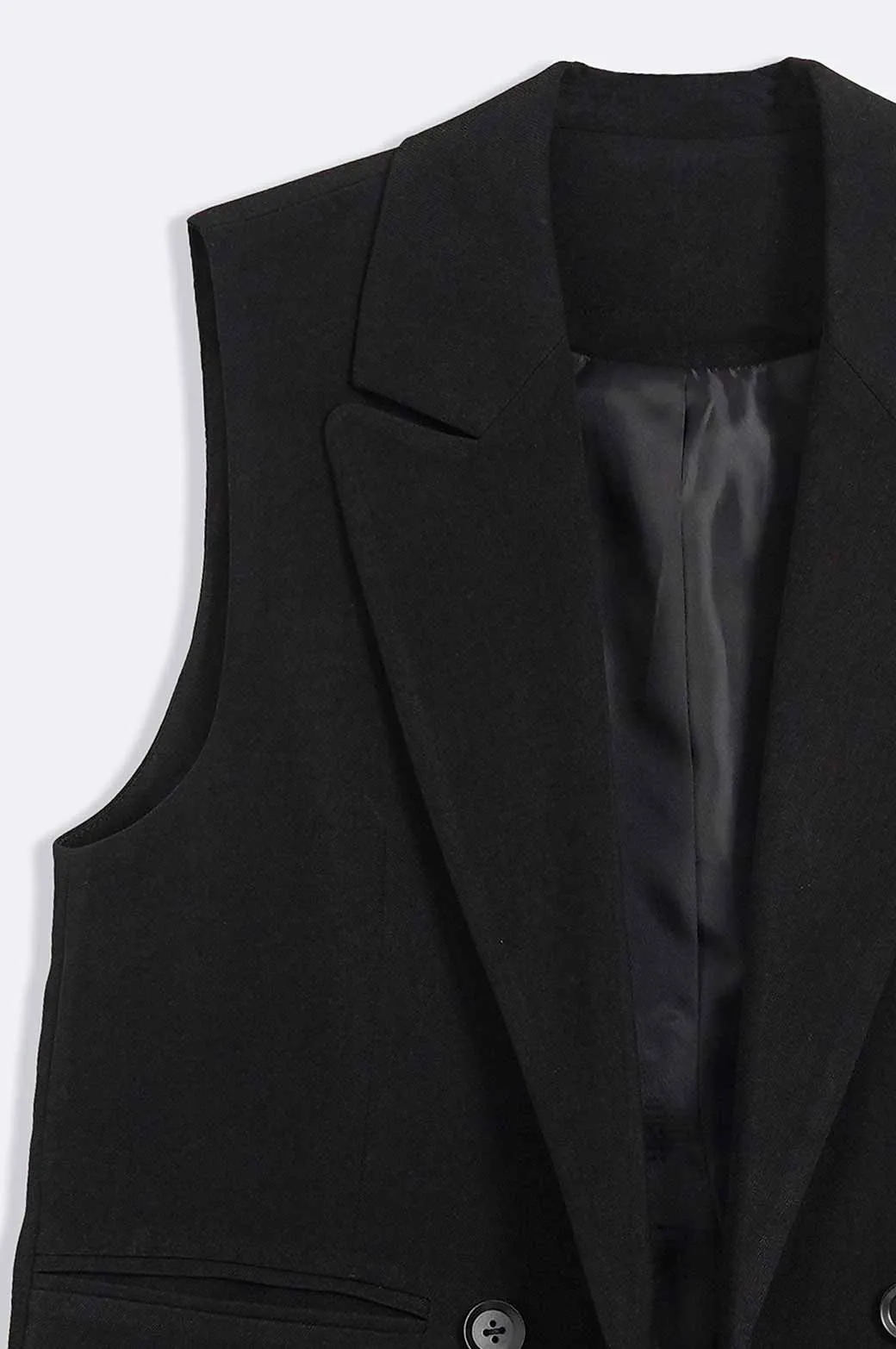 SLEEVELESS BLAZER