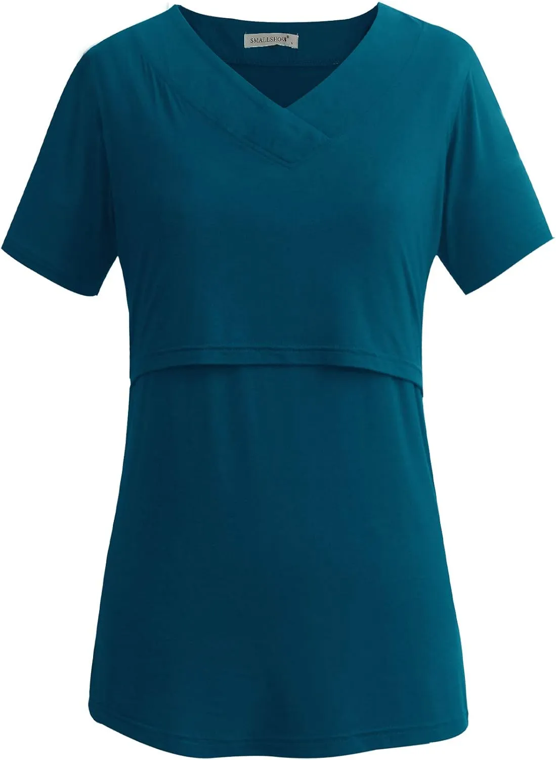 Smallshow Women's V Neck Nursing Tops Shirts Breastfeeding Clothes 3-Pack