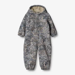 Thermosuit Hayden | Baby - rainy blue clouds