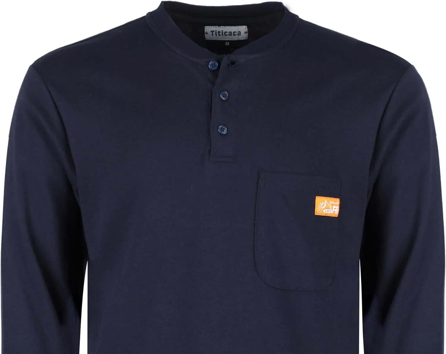 Titicaca FR Shirts 7oz Flame Resistant Shirt Men's Fire Retardant Henley Shirt