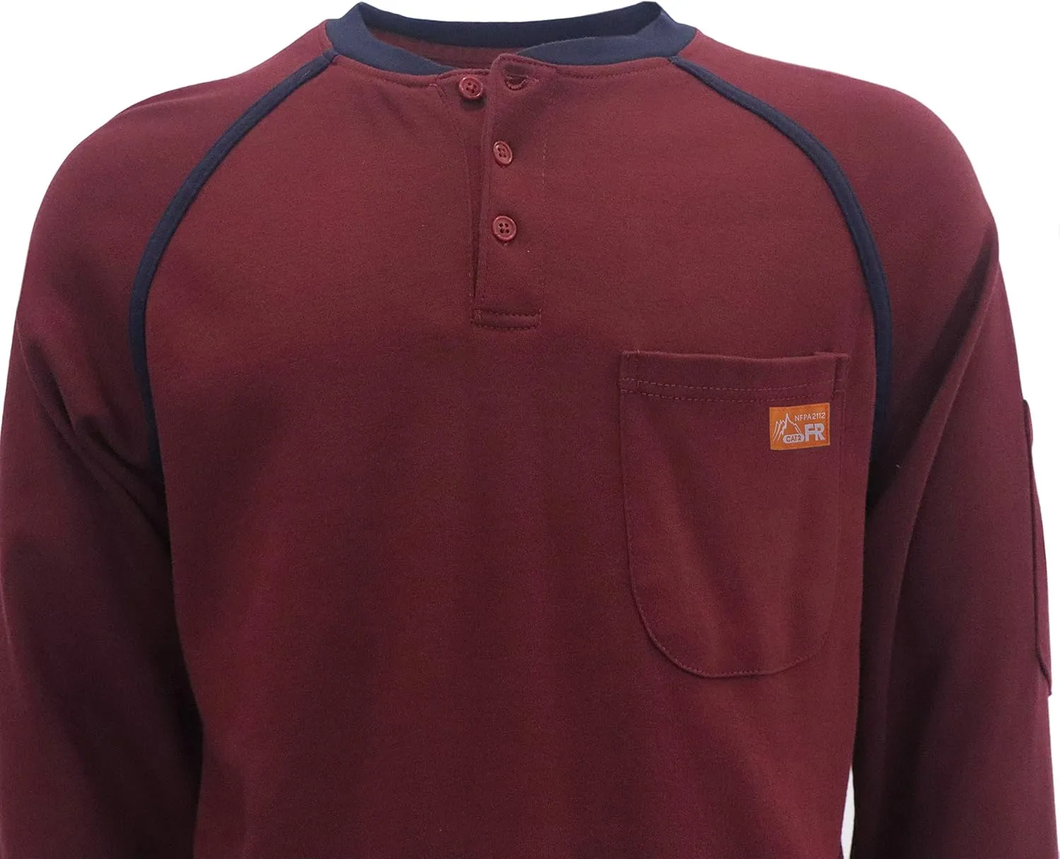 Titicaca FR Shirts 7oz Flame Resistant Shirt Men's Fire Retardant Henley Shirt