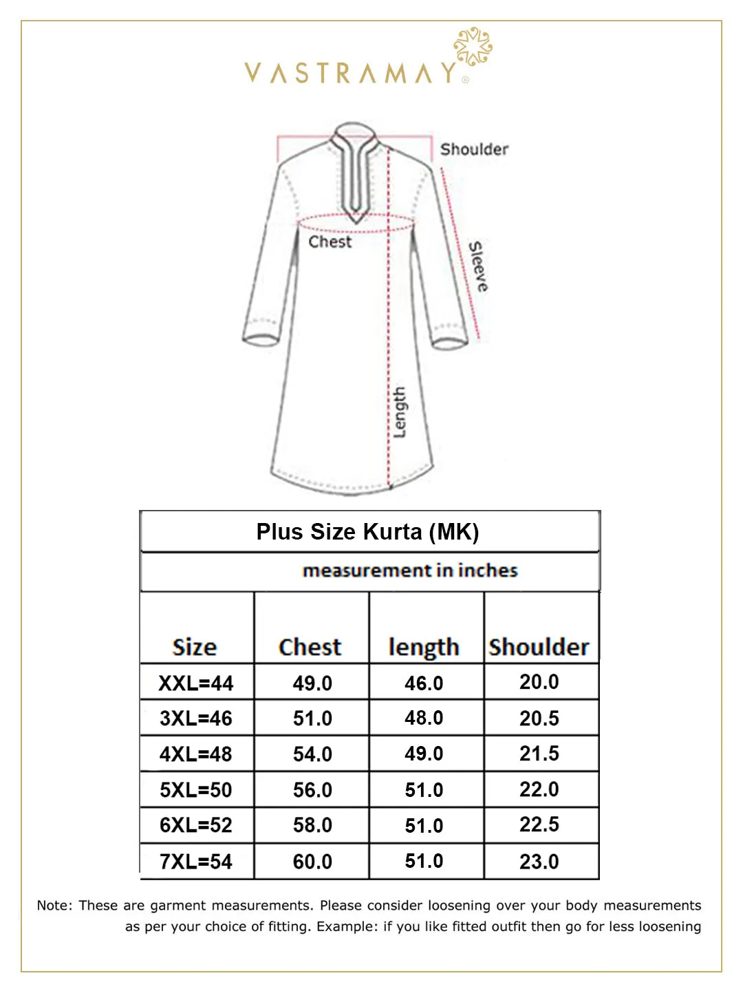 VASTRAMAY Aqua Blue Cotton Men's Kurta
