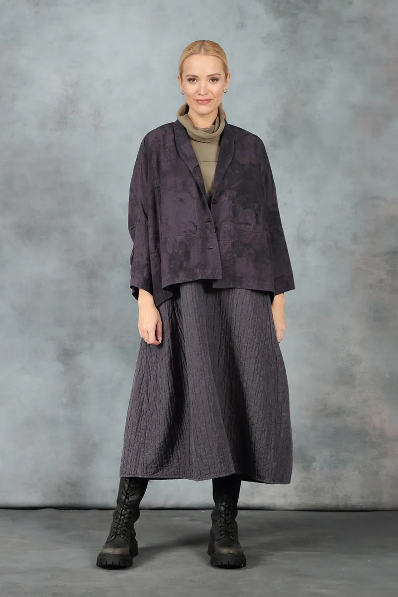 Vintage Violet Marble Cotton Jacket